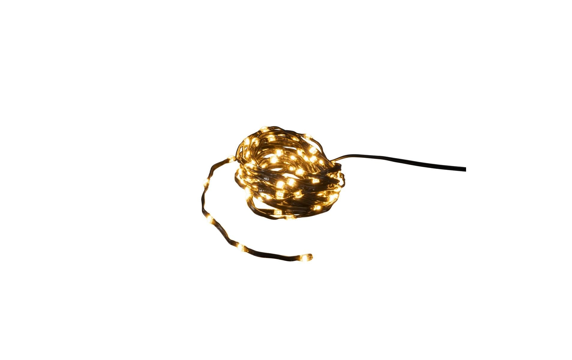 KONSTSMIDE LED-Lichterkette »Micro Shine 100 bernsteinfarbene LEDs«