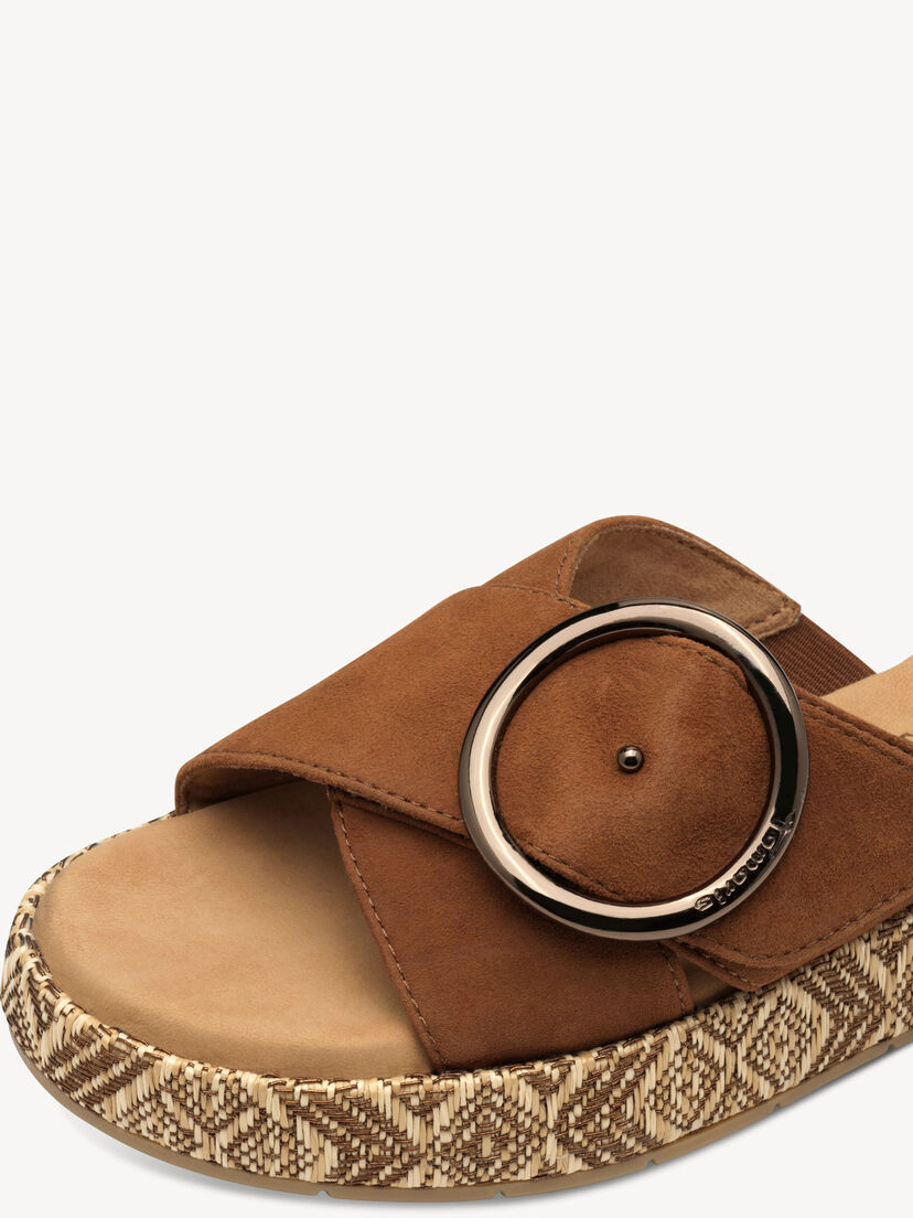 Leren Slipper - bruin