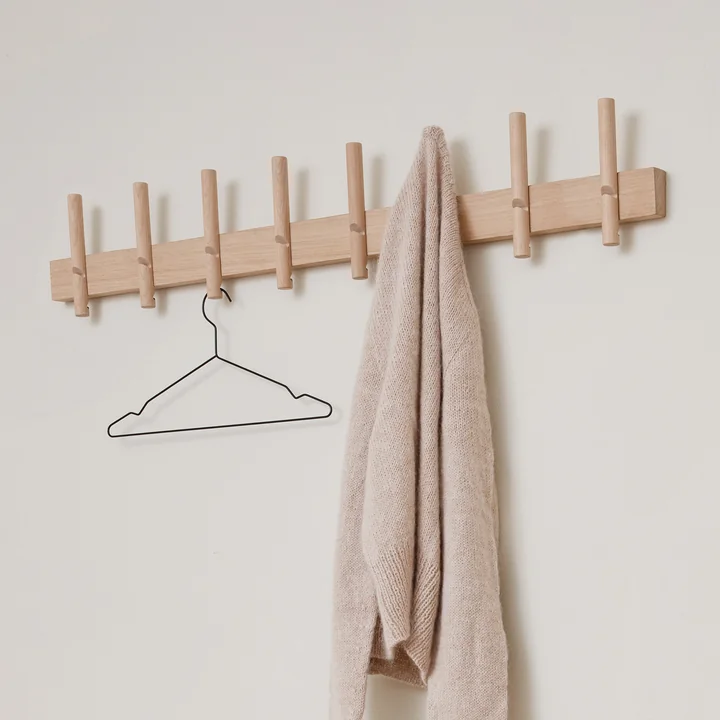We Do Wood - Roon & Rahn Reces Wandgarderobe, 98 cm, Eiche natur