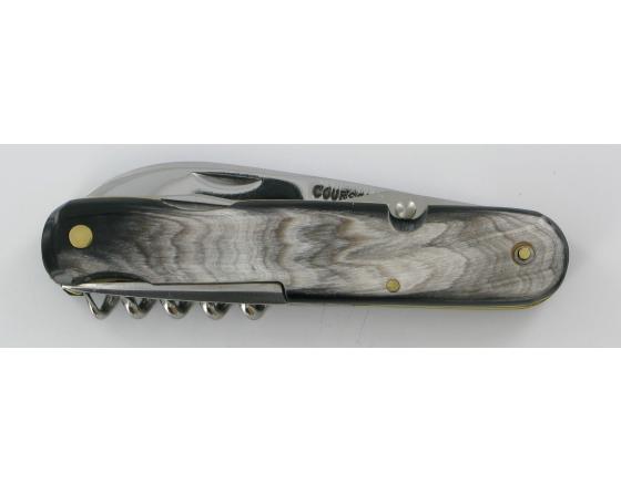 Couteaux 6 Pièces - Inox - Manche Corne Couteau de poche par Coursolle