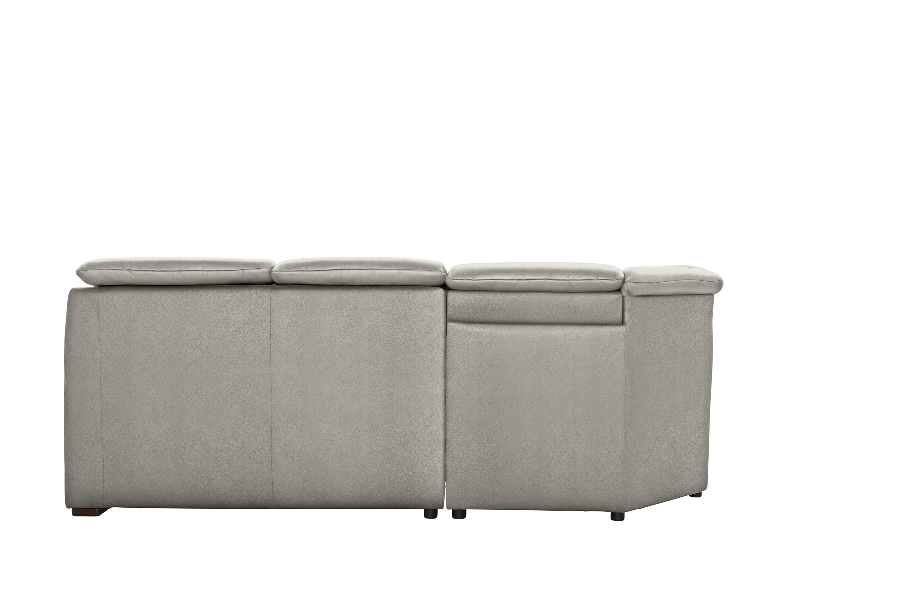 polsterpower Ecksofa - Saddle alu - Basismodell - rechts