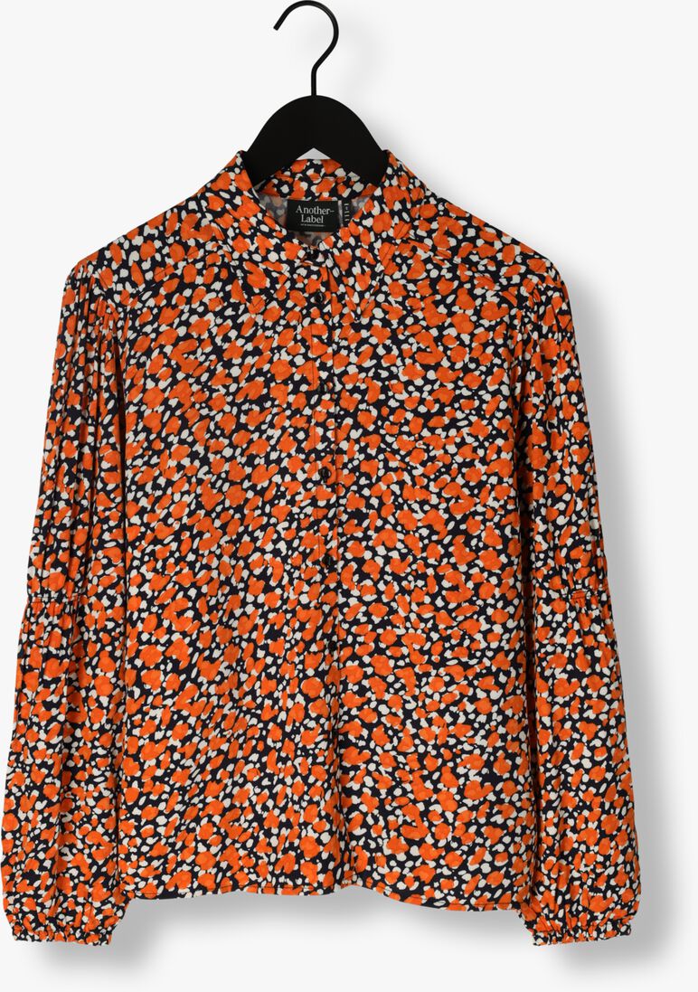 ANOTHER LABEL oranje another label blouse jayla dot shirt l/s