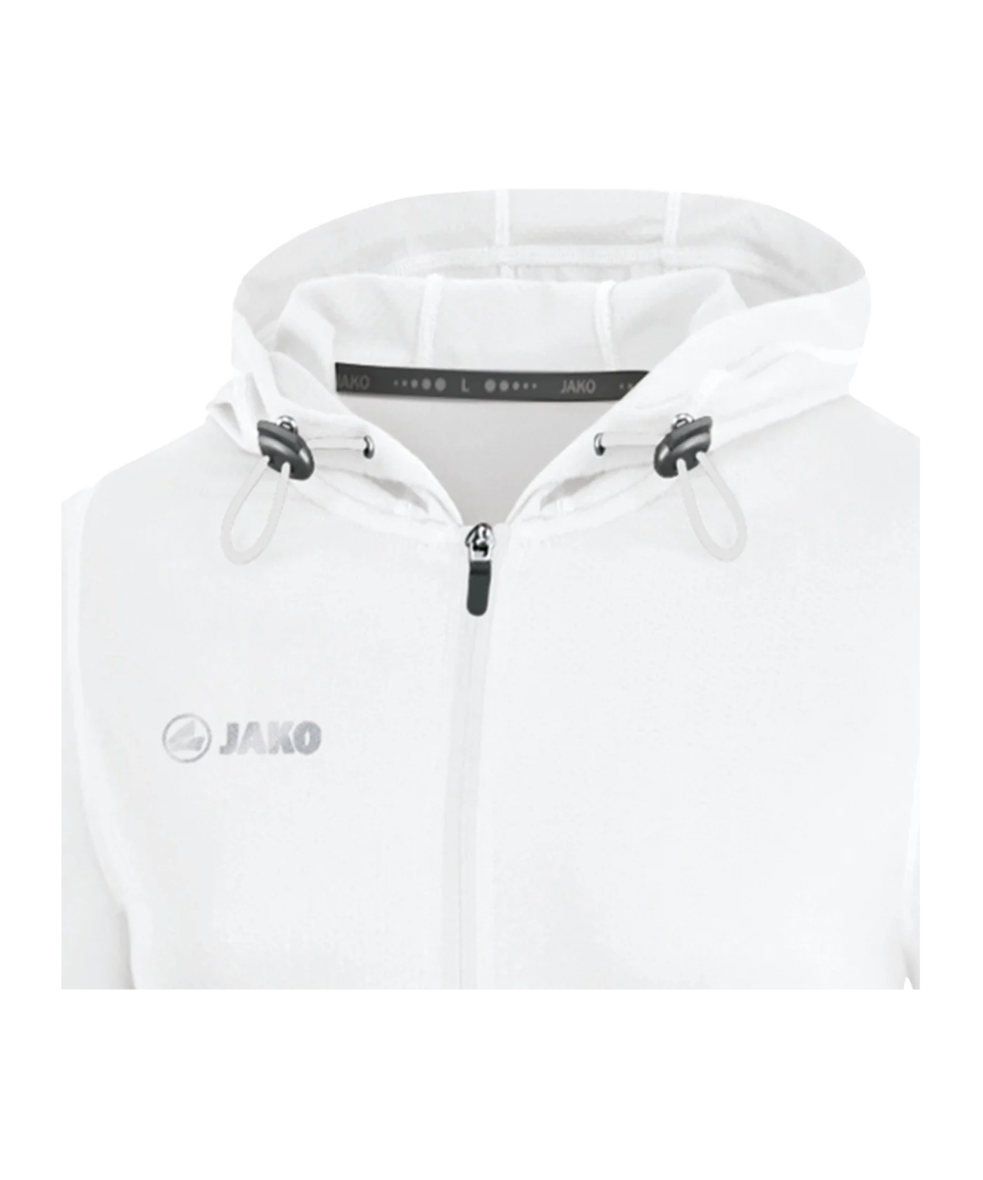 JAKO Run 2.0 Kapuzenjacke Damen Weiss F00