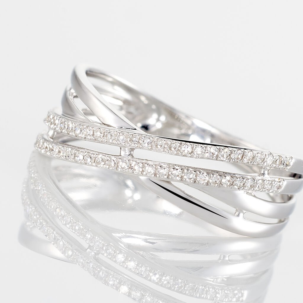Bague Julianne Or Blanc Diamant Divers
