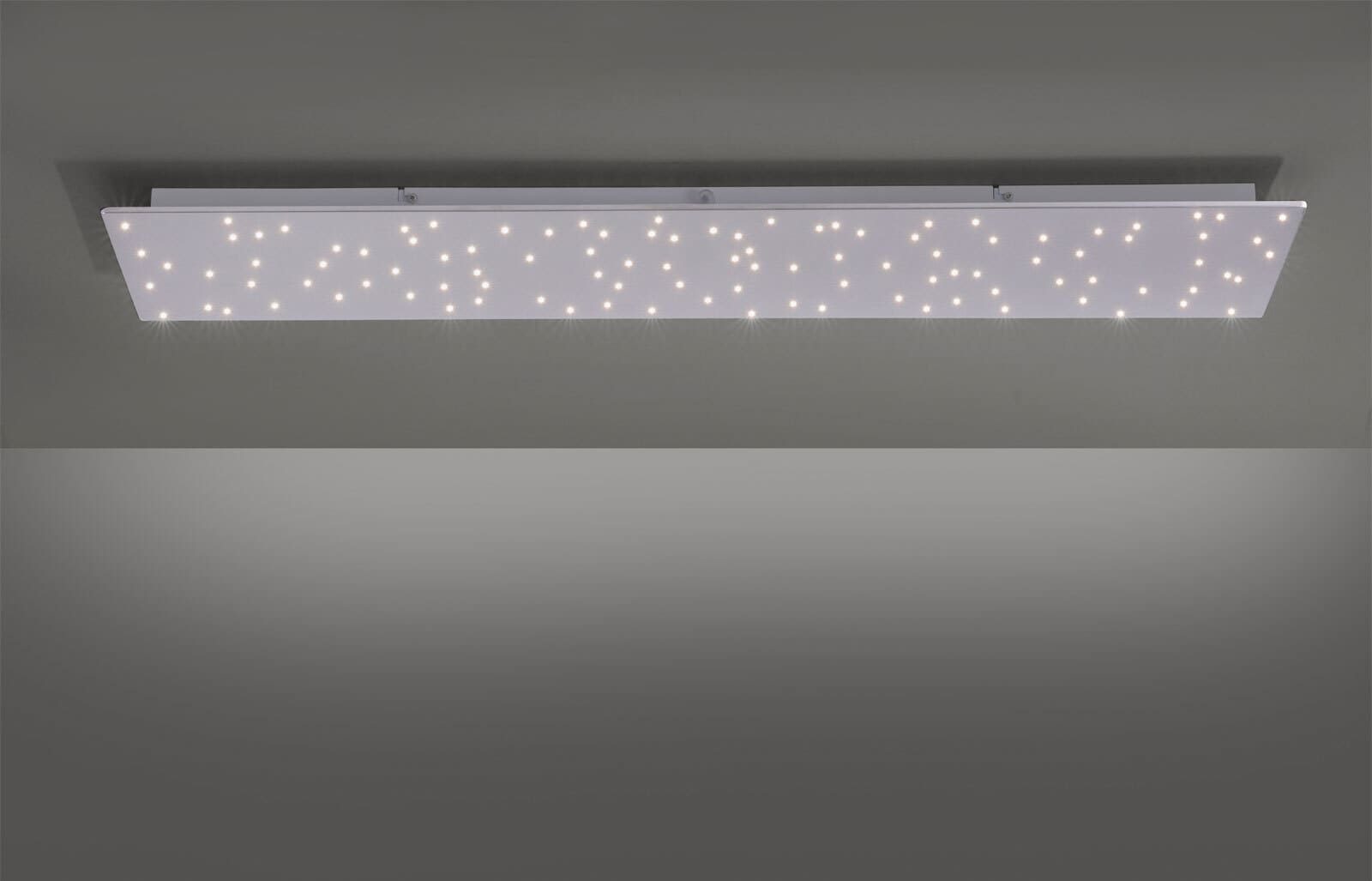 LED-Deckenleuchte Sparkle 100x25 Edelstahl