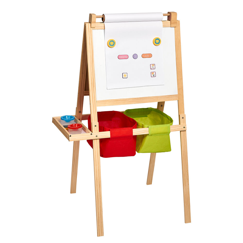 Tableau en bois 3 en 1 et ses 150 accessoires