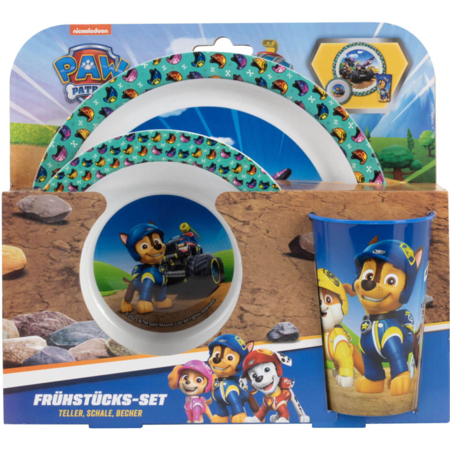 Paw Patrol Frühstücksset 3-teilig
