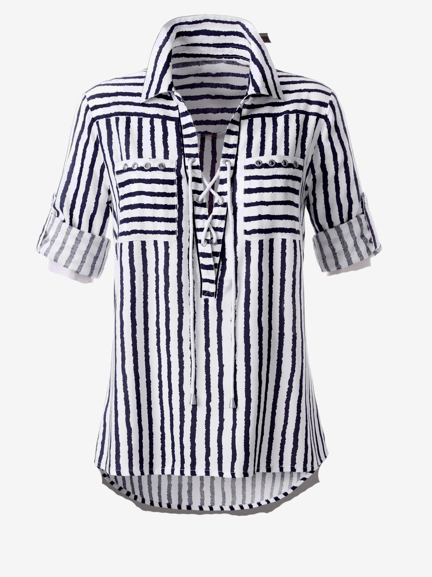 Chemisier rayé pure viscose