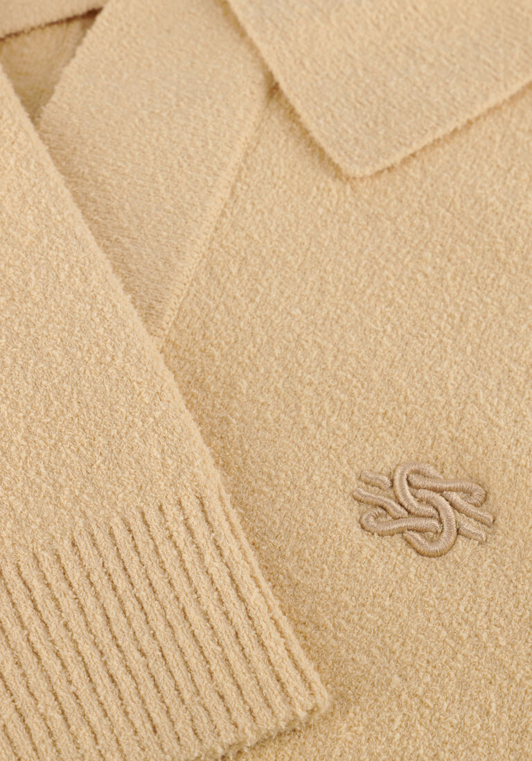 creme filling pieces trui knit shirt boucle