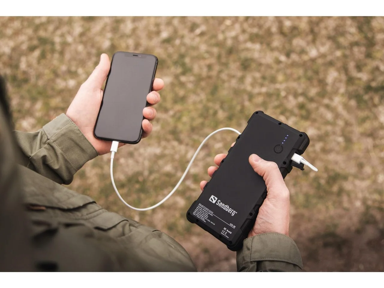 Sandberg - Udendørs Solar Powerbank 24000mAh