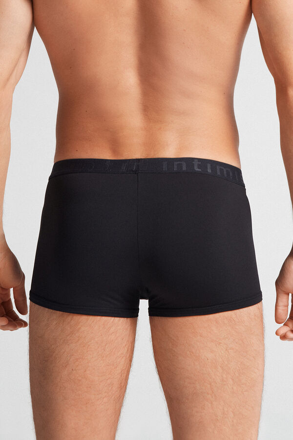 Cuecas boxer de microfibra com logotipo