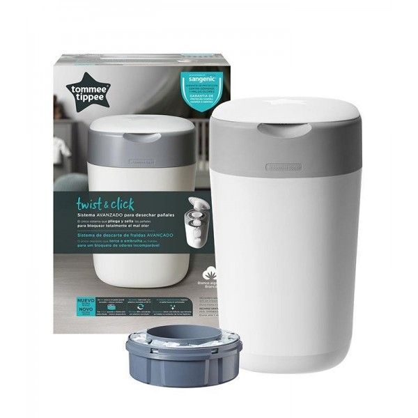 Tommee Tippee Contentor para Fraldas Sangenic Twist & Click Branco