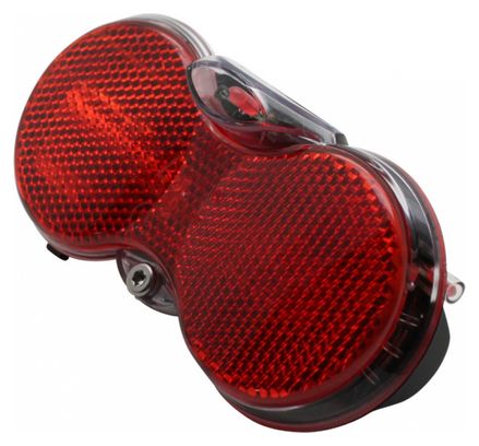 ECLAIRAGE VELO A PILE AR SUR PORTE-BAGAGE GOGGLE XI NOIR (SE DECLENCHE AU MOUVEMENT) LIVRE AVEC 1 PILE AAA