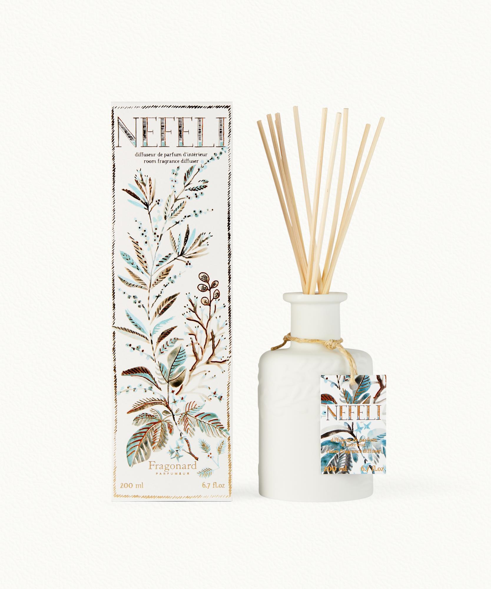 Néféli  Diffuseur + 10 bâtonnets - flacon 200 ml