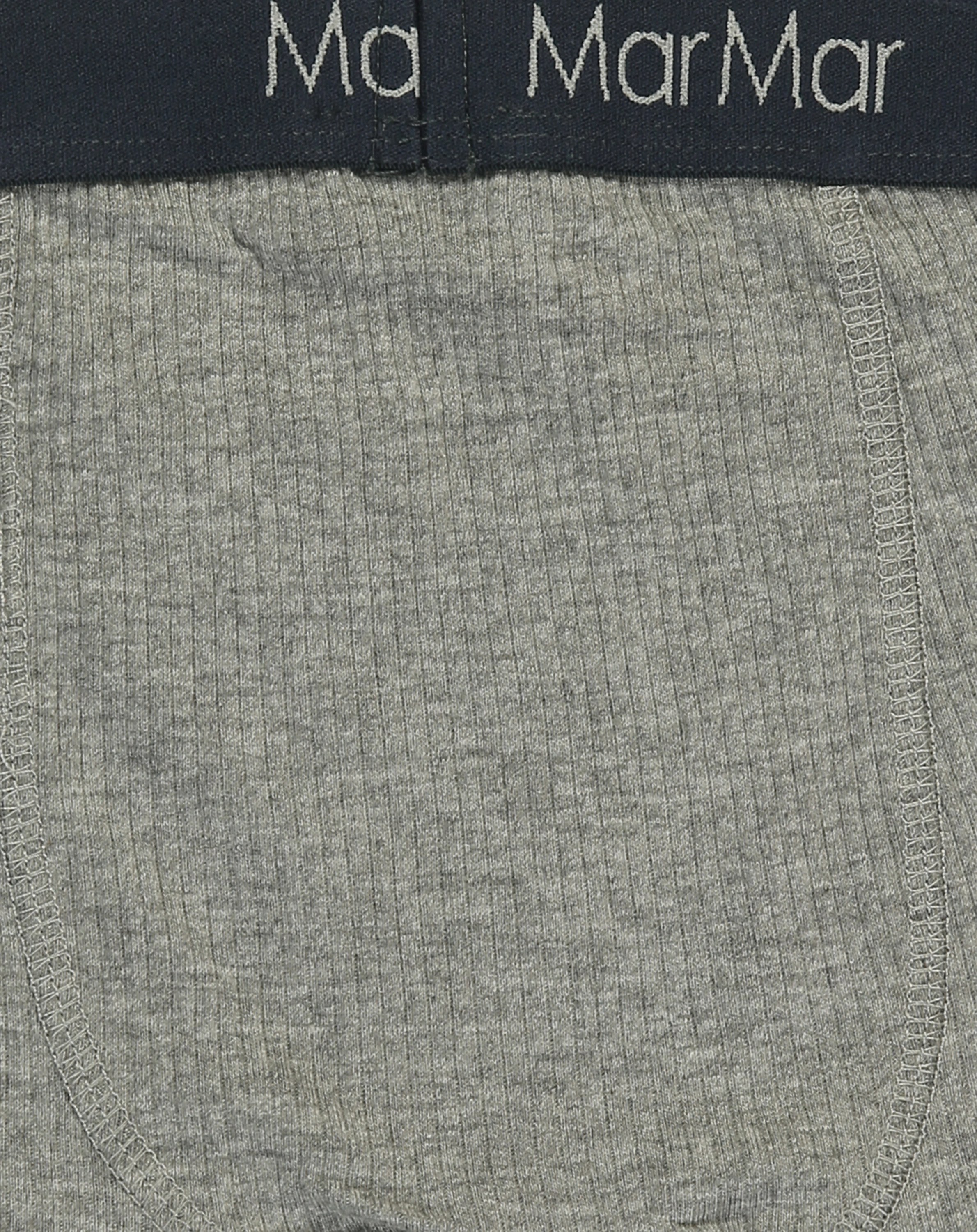Boxershorts RIB 2er-Set in grey melange