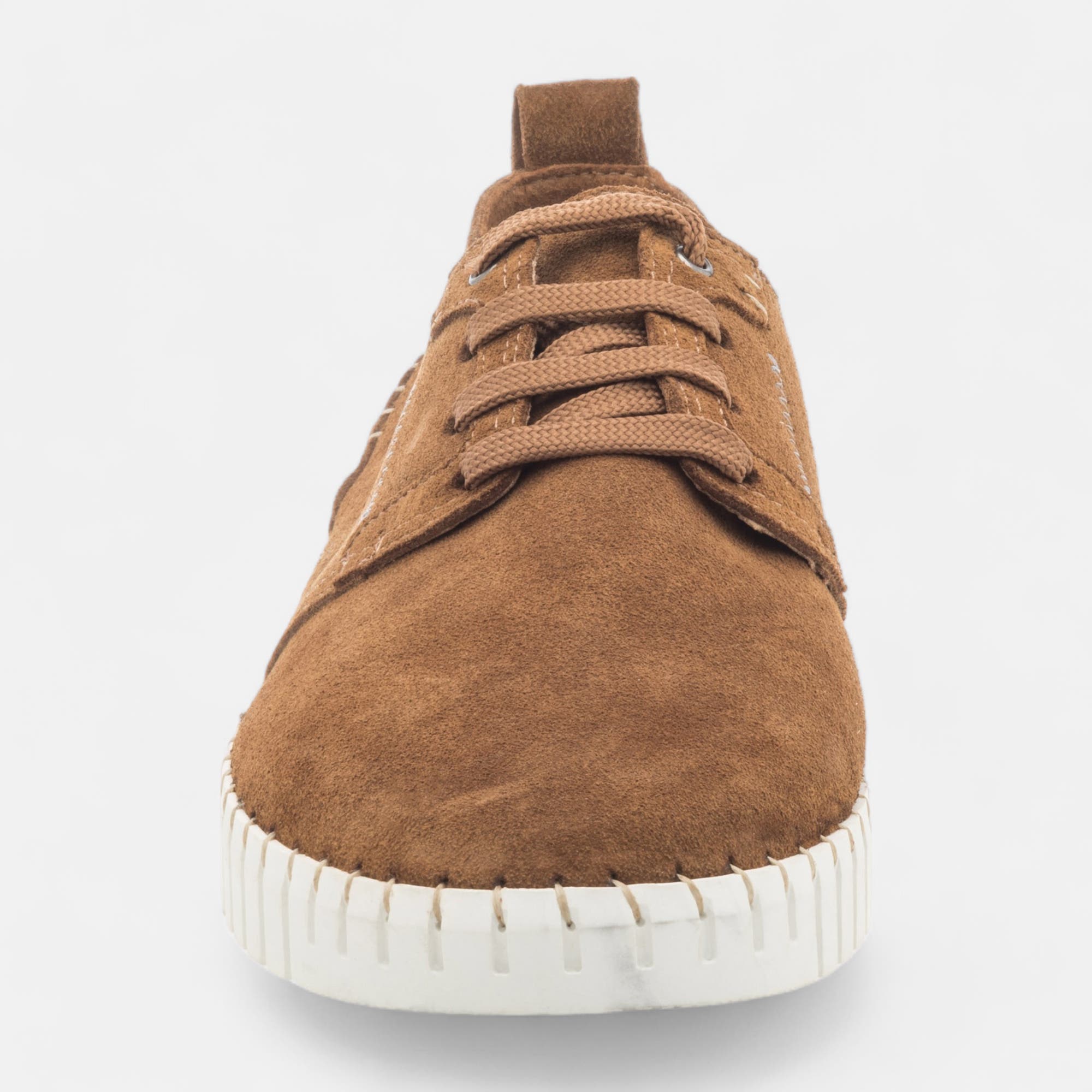 Derbies Homme en cuir cognac