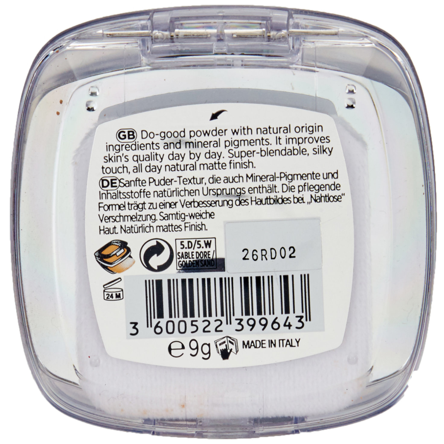 Perfect Match Puder 5.D/5.W Golden Sand