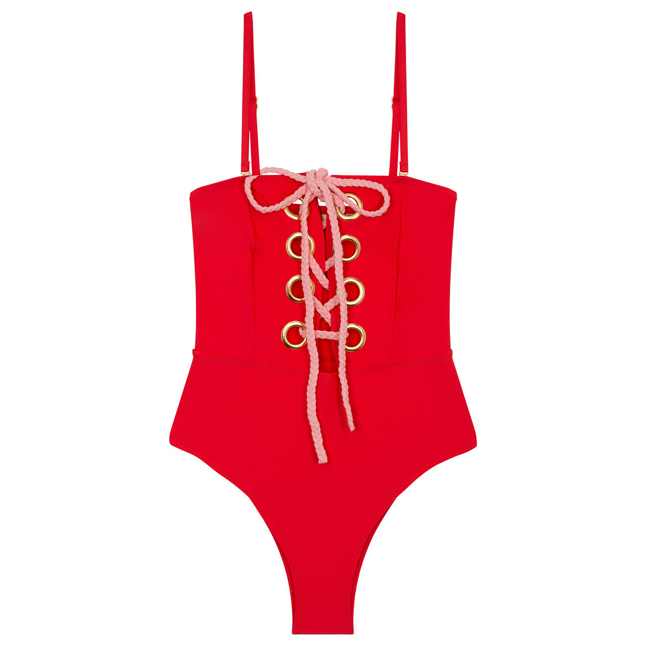 Wild Maillot de bain bustier 1 pièce Anabar rouge