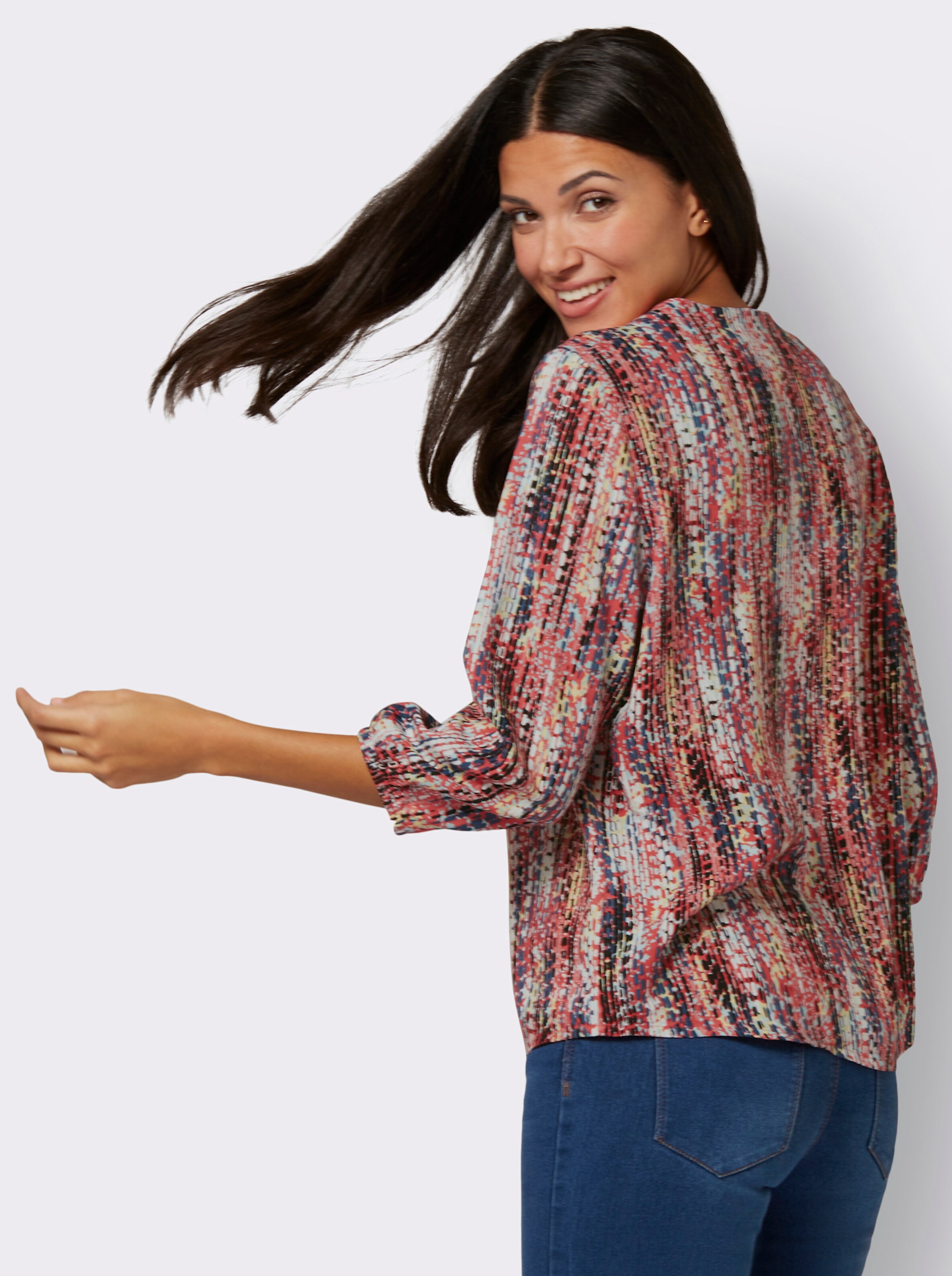 Druckbluse