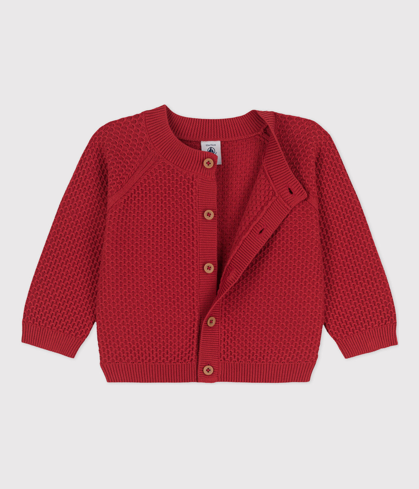 Cardigan bébé en tricot en coton
