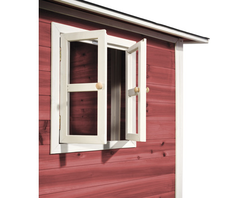 EXIT Loft 100 houten speelhuis, rood