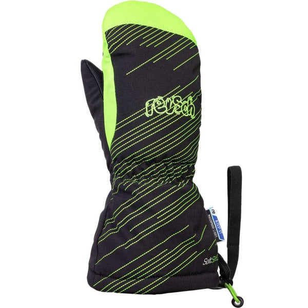 Moufle ski REUSCH MAXI R-TEX XT MITTEN BABY BLACK/GREEN GECKO