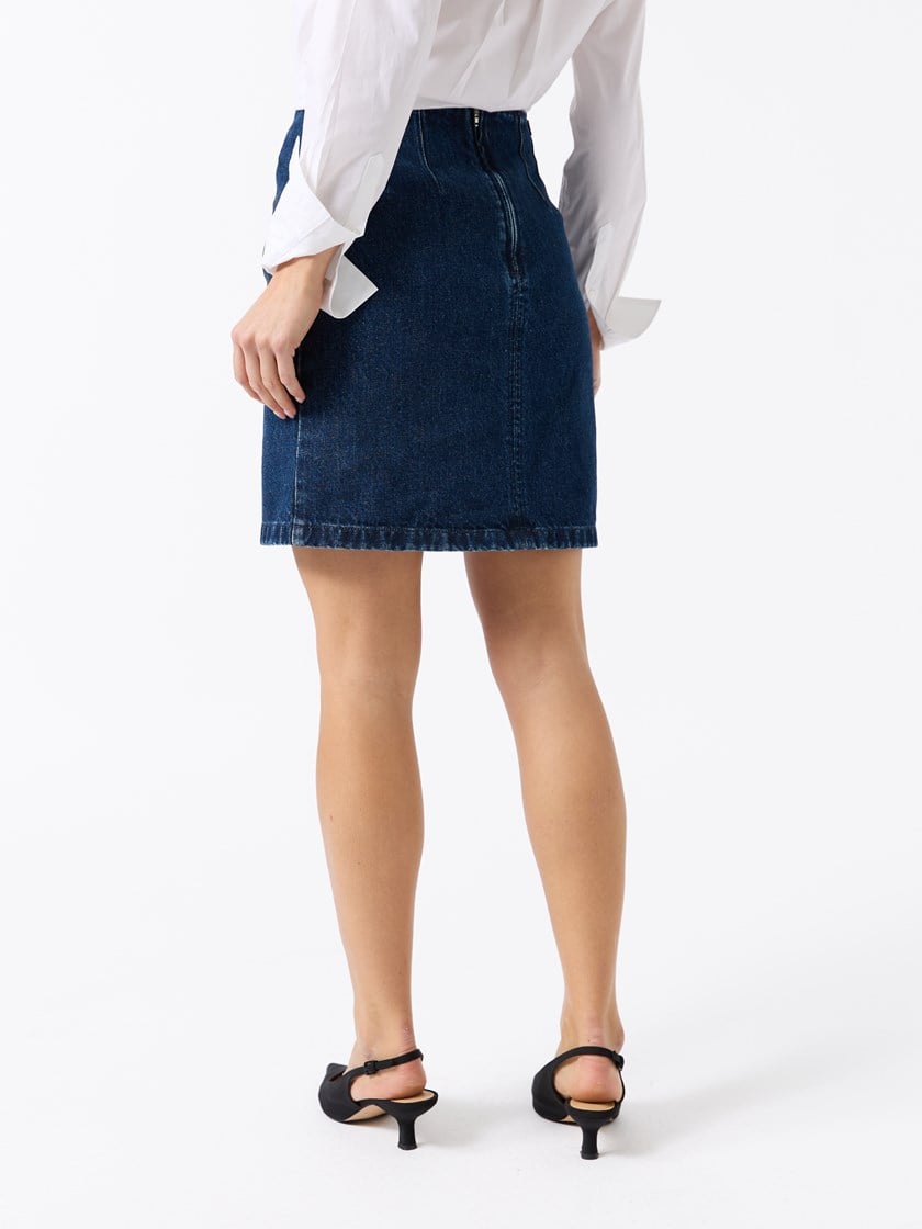 Fia denimskjørt Garmentwashed