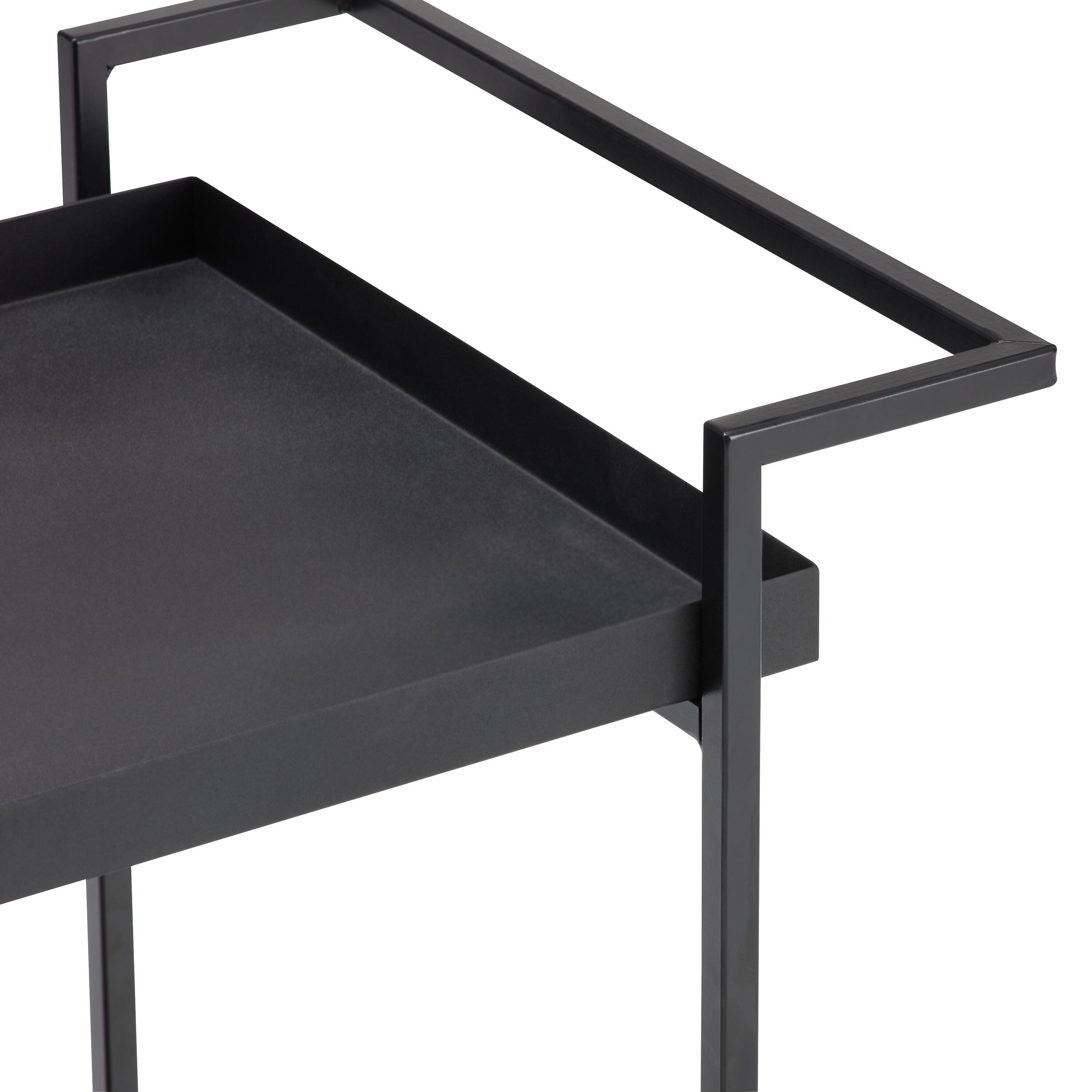 CAMILLA Servierwagen - Schwarz / B: 69.0 cm x T: 38.0 cm x H: 70.5 cm
