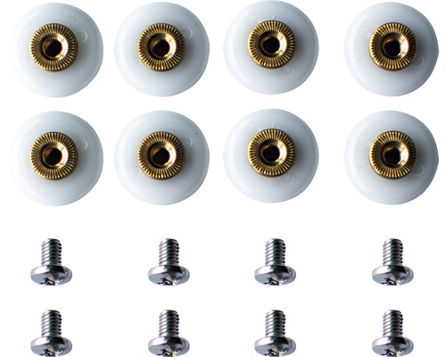 Zwenkwielen voor hoekinstap Sunny D2909, 8 stuks
