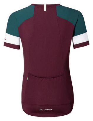 Maillot Manche Courtes Femme Vaude Kuro Shirt Rouge