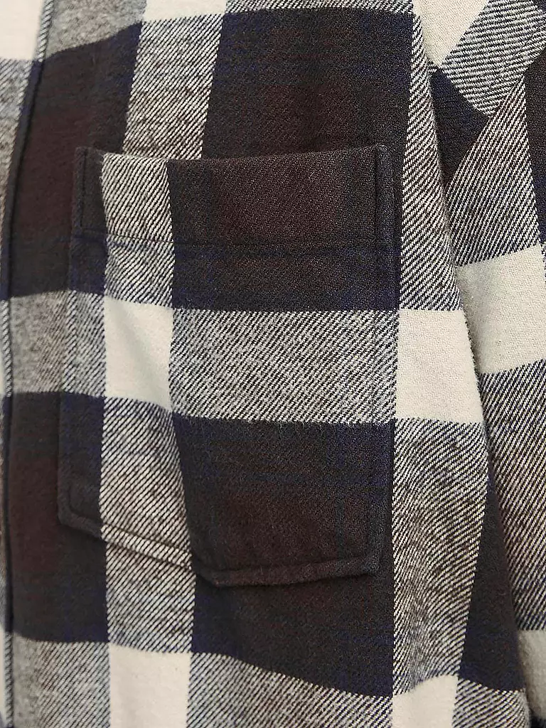 JACK & JONES Flannelhemd Overshirt JORFREDERIKSBERG  braun
