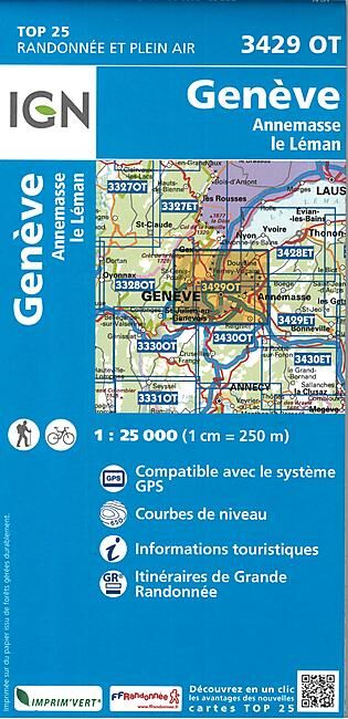 IGN - TOP25 3429OT GENEVE 1 25 000