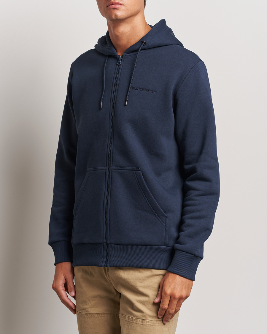 Peak Performance Original Full Zip Hoodie Blue Shadow