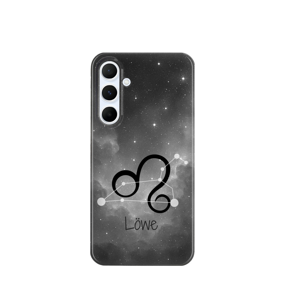 Samsung Galaxy A55 Kunststoff Hülle Löwe 4 - Grau