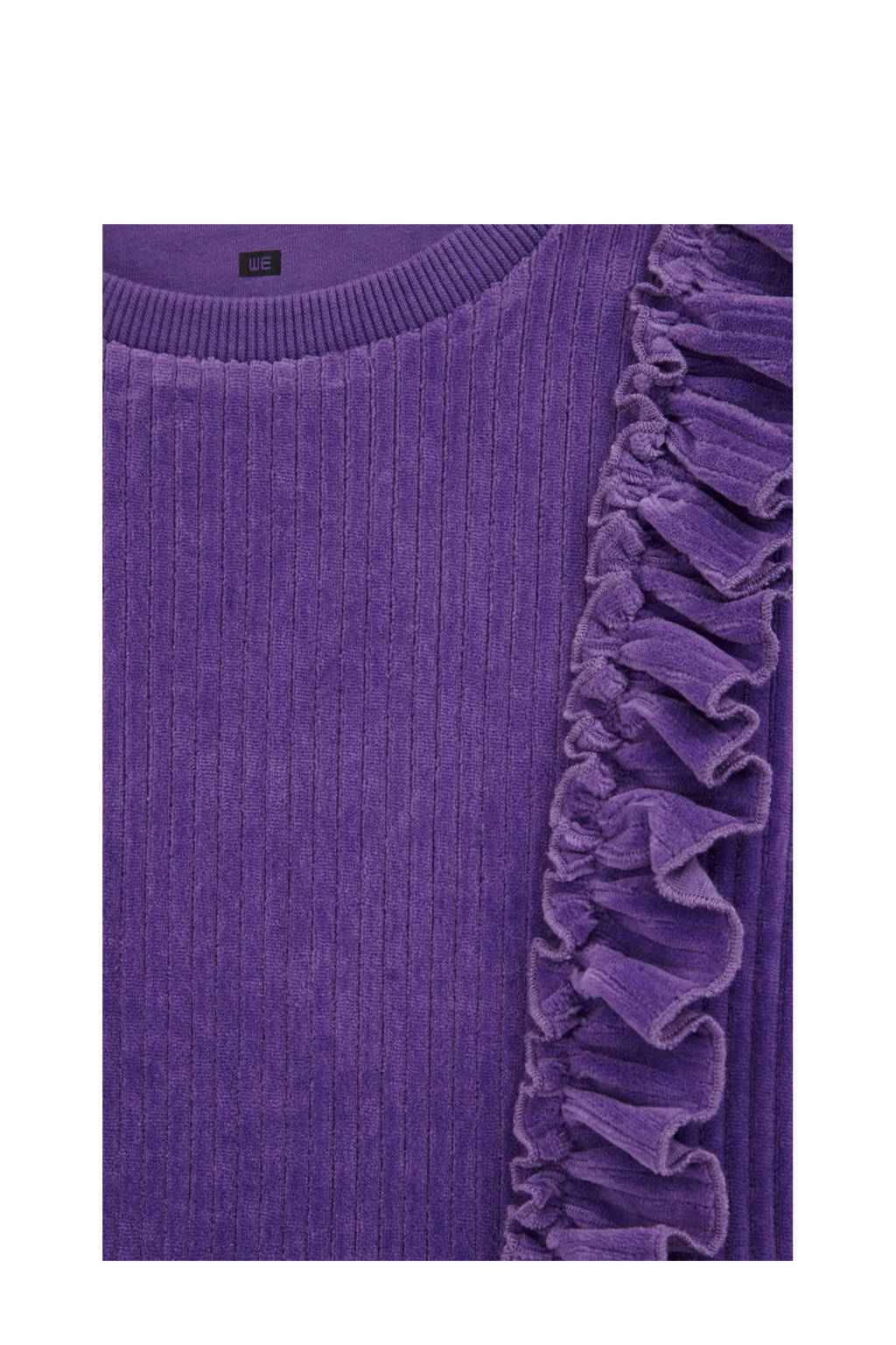 WE Fashion corduroy sweater paars