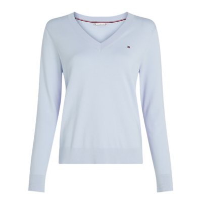 Pull femme Co Jersey Stitch V-Nk TOMMY HILFIGER