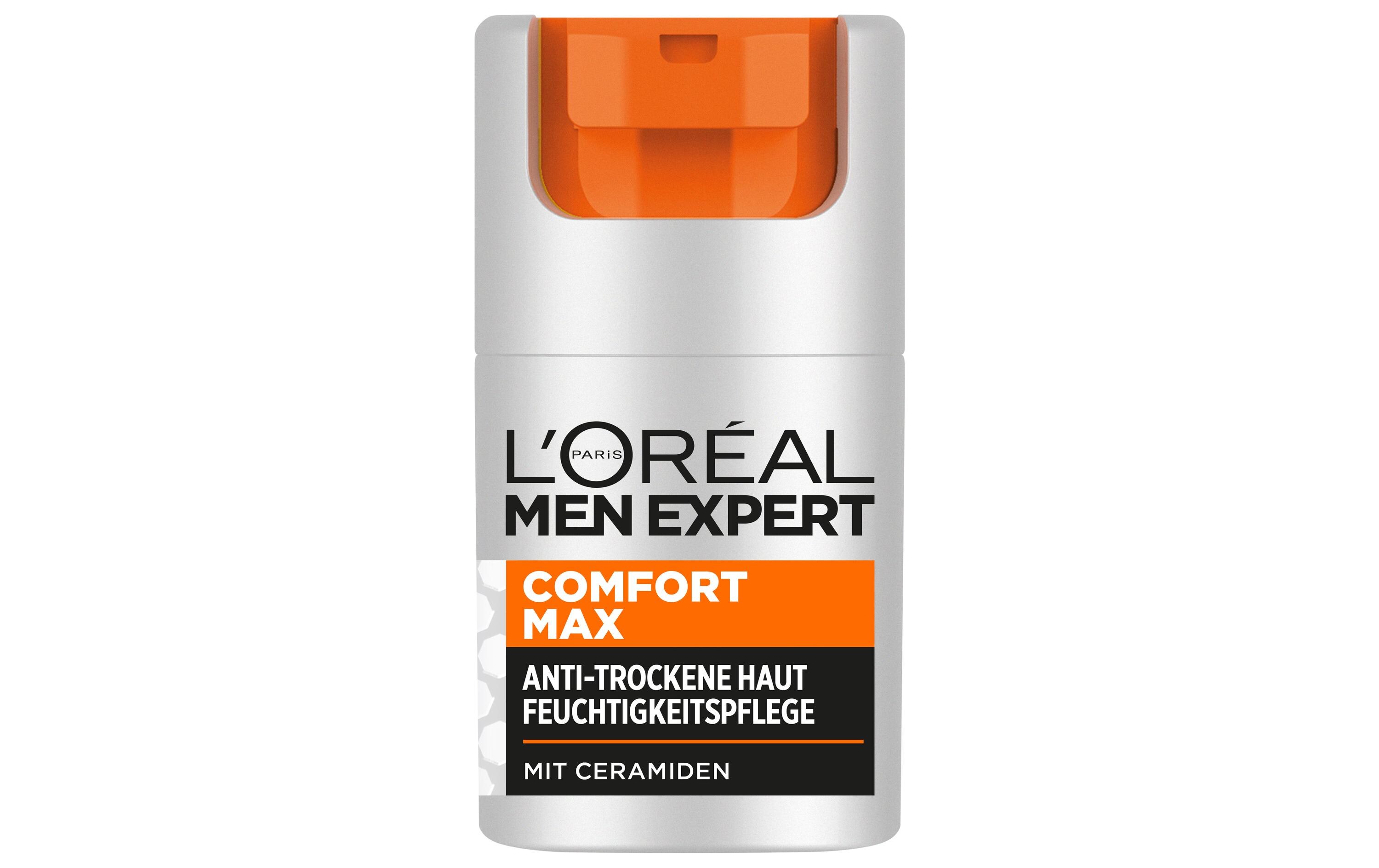 Comfort Max 50 mlFeuchtigkeitspflege speziell für trockene Männerhaut gegen Hautspannungen