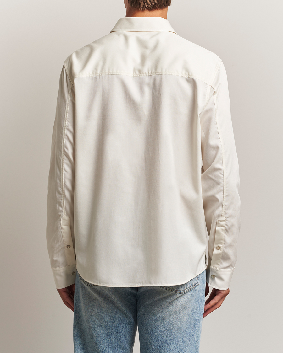 J.Lindeberg Finnigan Tencel Twill Overshirt Cloud White