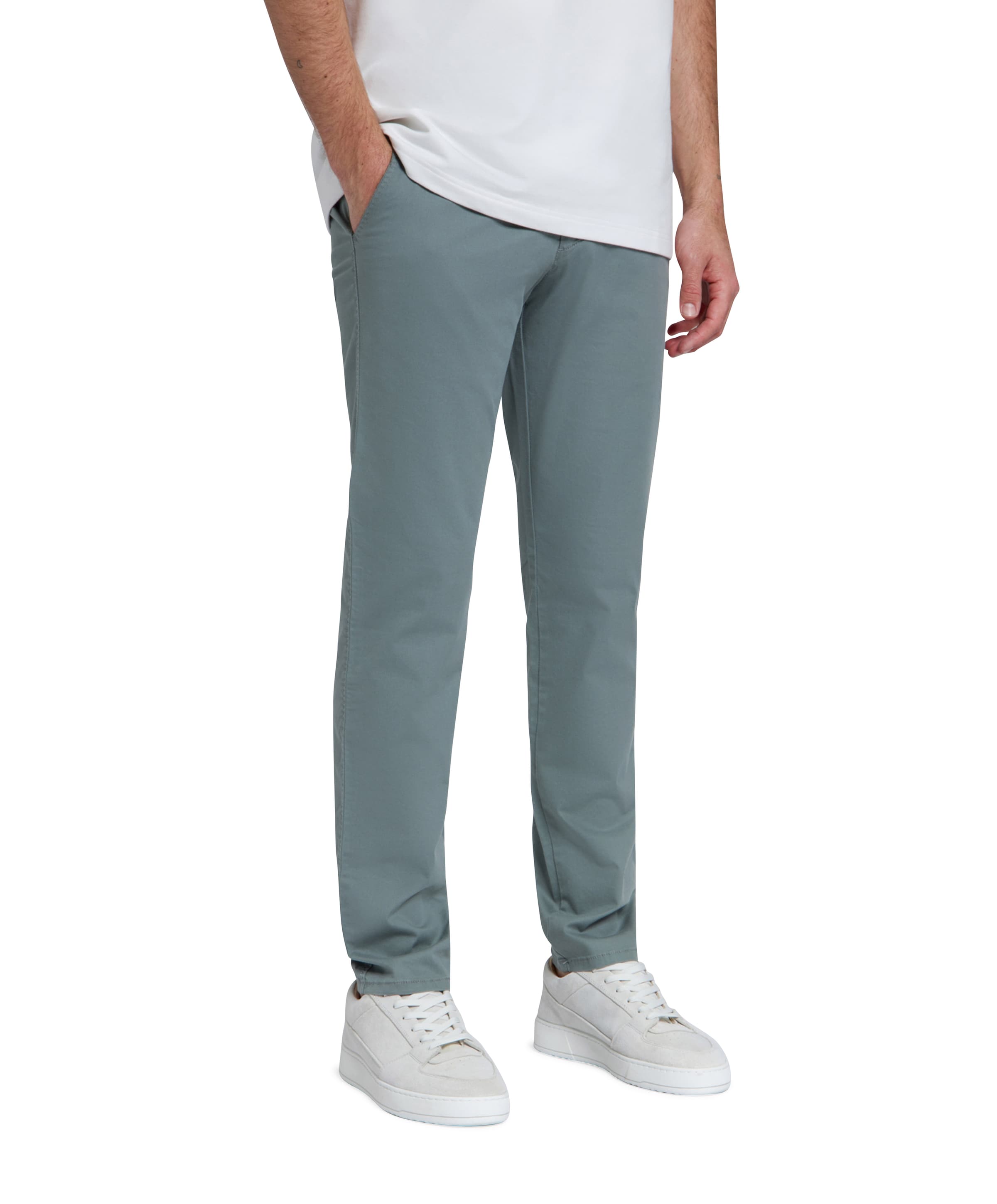 North.84 Elegance Chino Collection heren pantalon groen