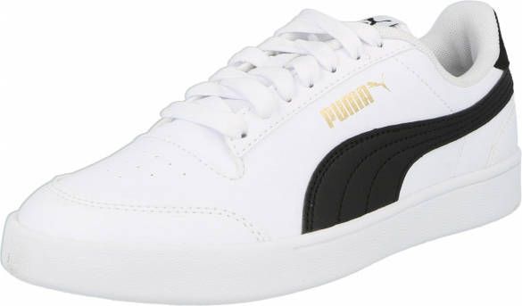 PUMA Shuffle Jr Unisex Sneakers White- Black- Team Gold