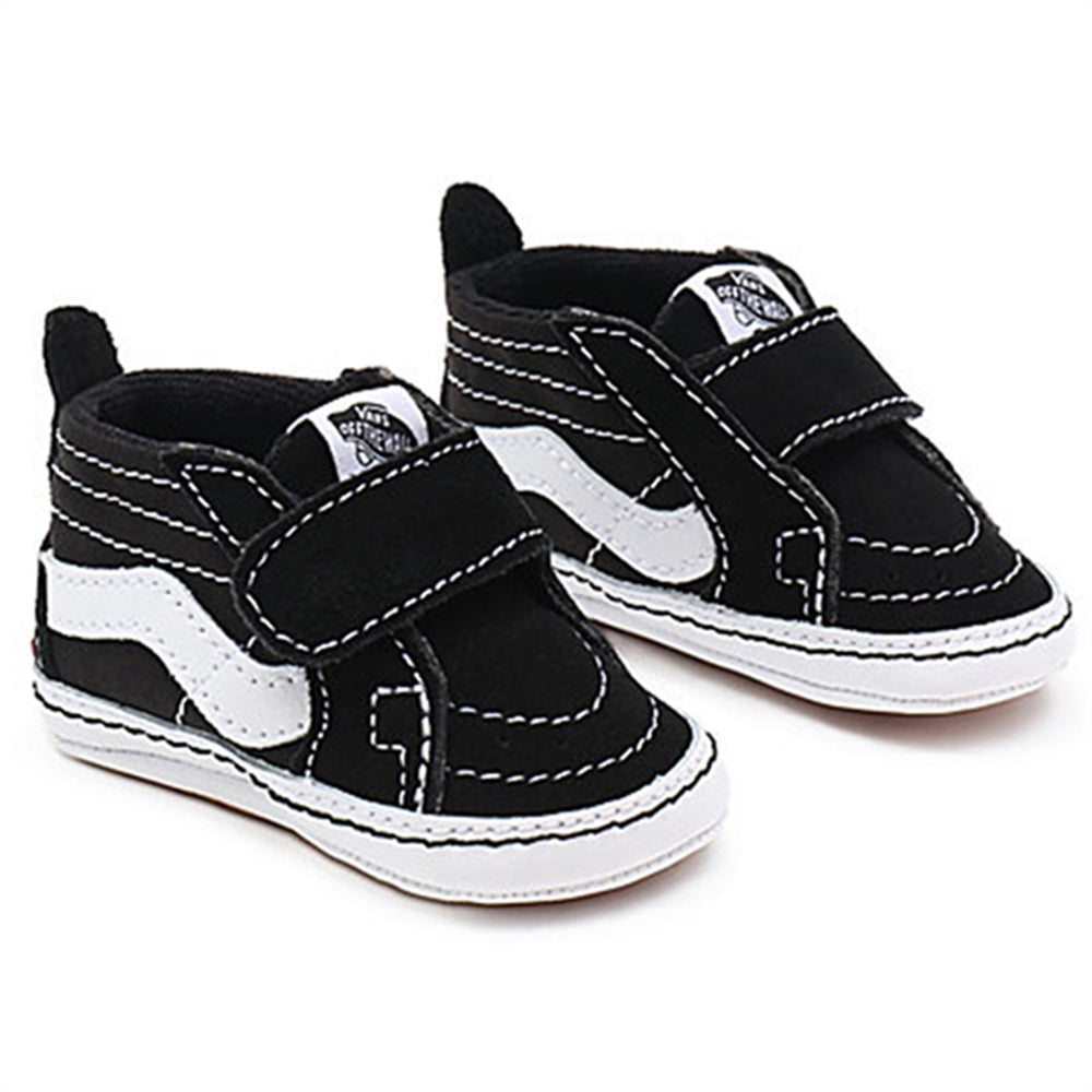 IN SK8-Hi Crib Sneakers Black/True White