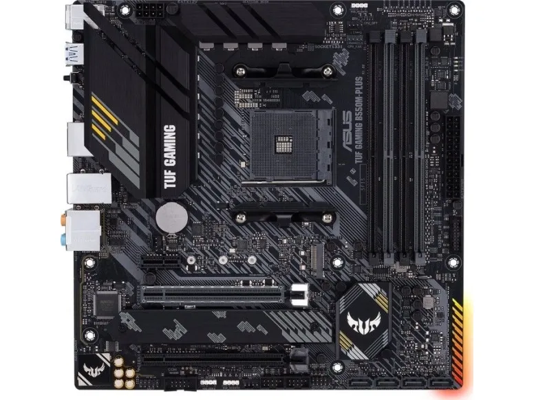 [OUTLET] - ASUS TUF GAMING B550M-PLUS - Bundkort - micro ATX - Socket AM4 - AMD B550 Chipset - USB-C Gen2, USB 3.2 Gen 1, USB 3.2 Gen 2 - 2.5 Gigabit LAN - onboard grafik (CPU påkrævet) - HD Audio (8-kanaler)