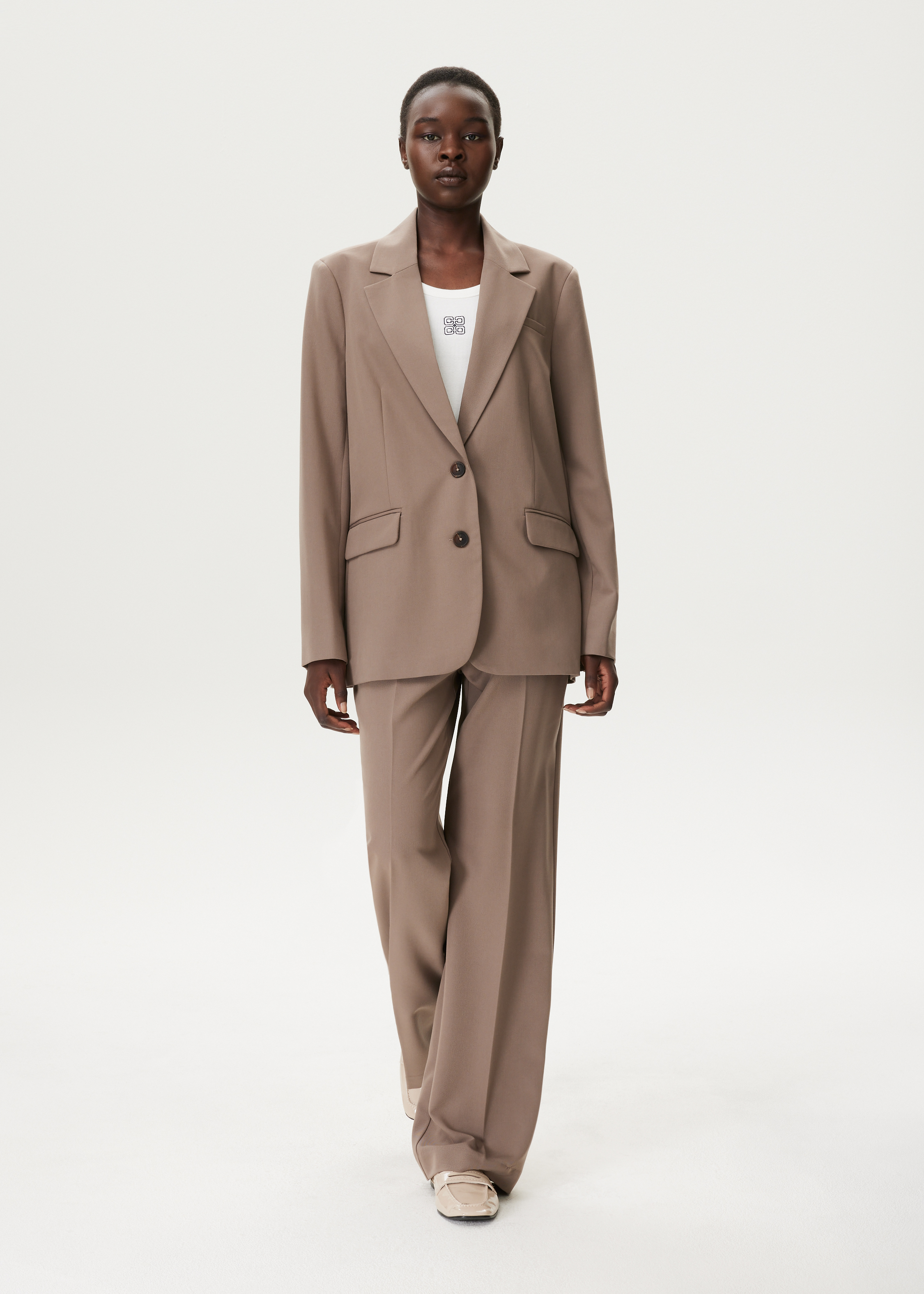 Blazer van twill kwaliteit