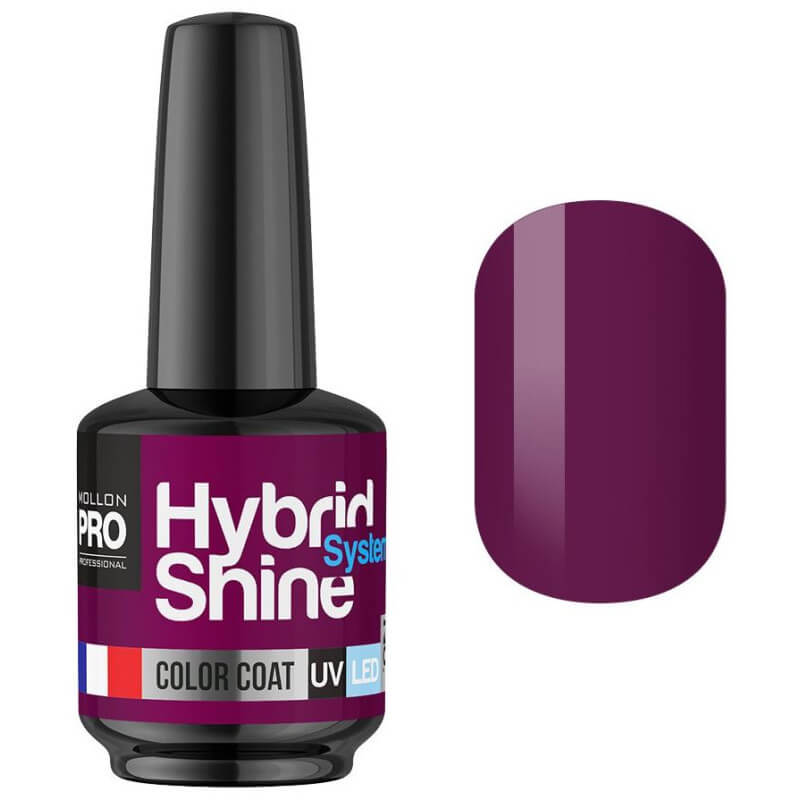 Mini Vernis Semi-Permanent Hybrid Shine Mollon Pro 8ml