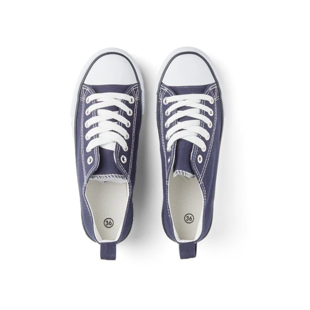 Chaussures toiles femme T36 à 40 bleu marine