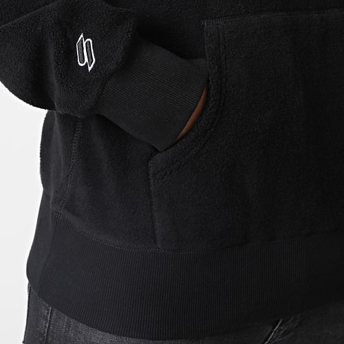 Sweat Capuche Polaire Code Noir