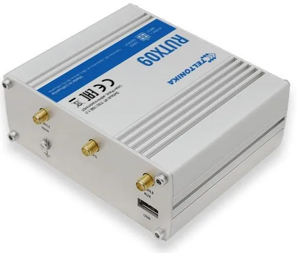 Teltonika RUTX09 - Router - WWAN 4-port switch - 1GbE - DIN monterbar på skinne