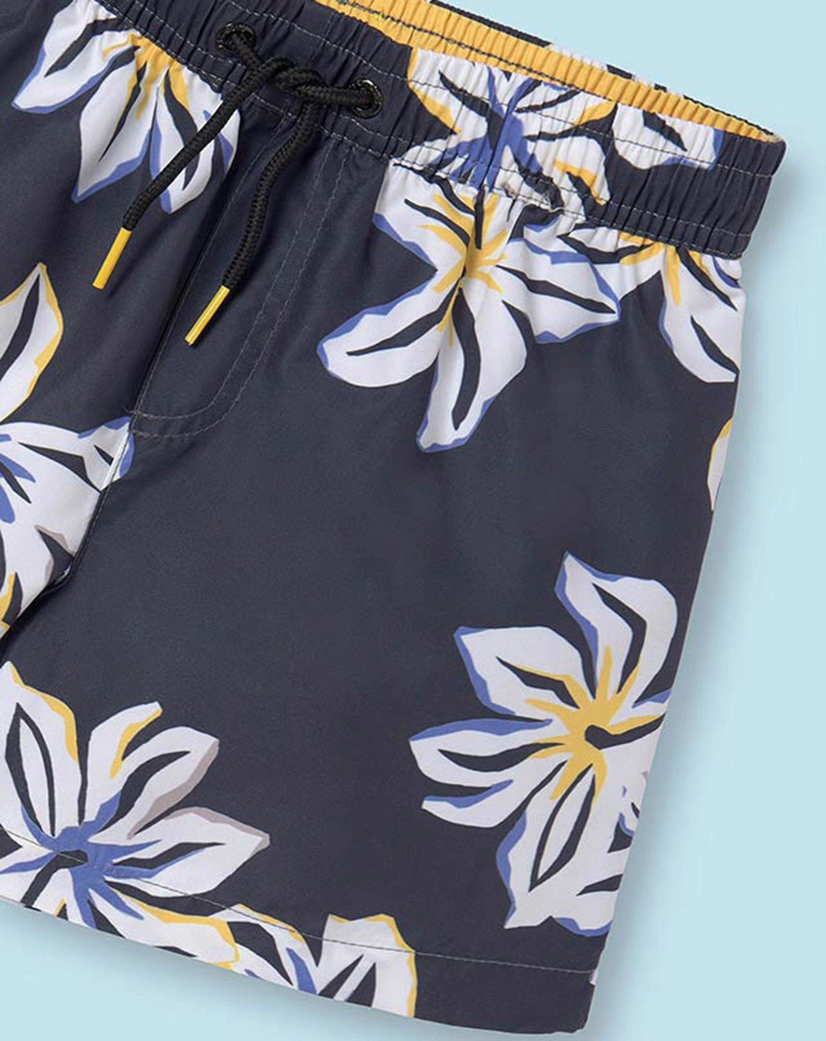 Badeshorts FLOWER in grafit