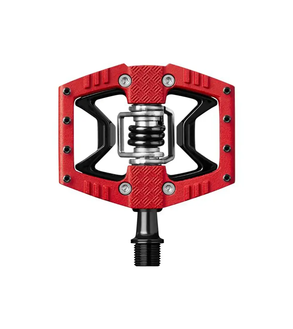 Crankbrothers Double Shot 3 MTB Pedalen Rood/Zwart