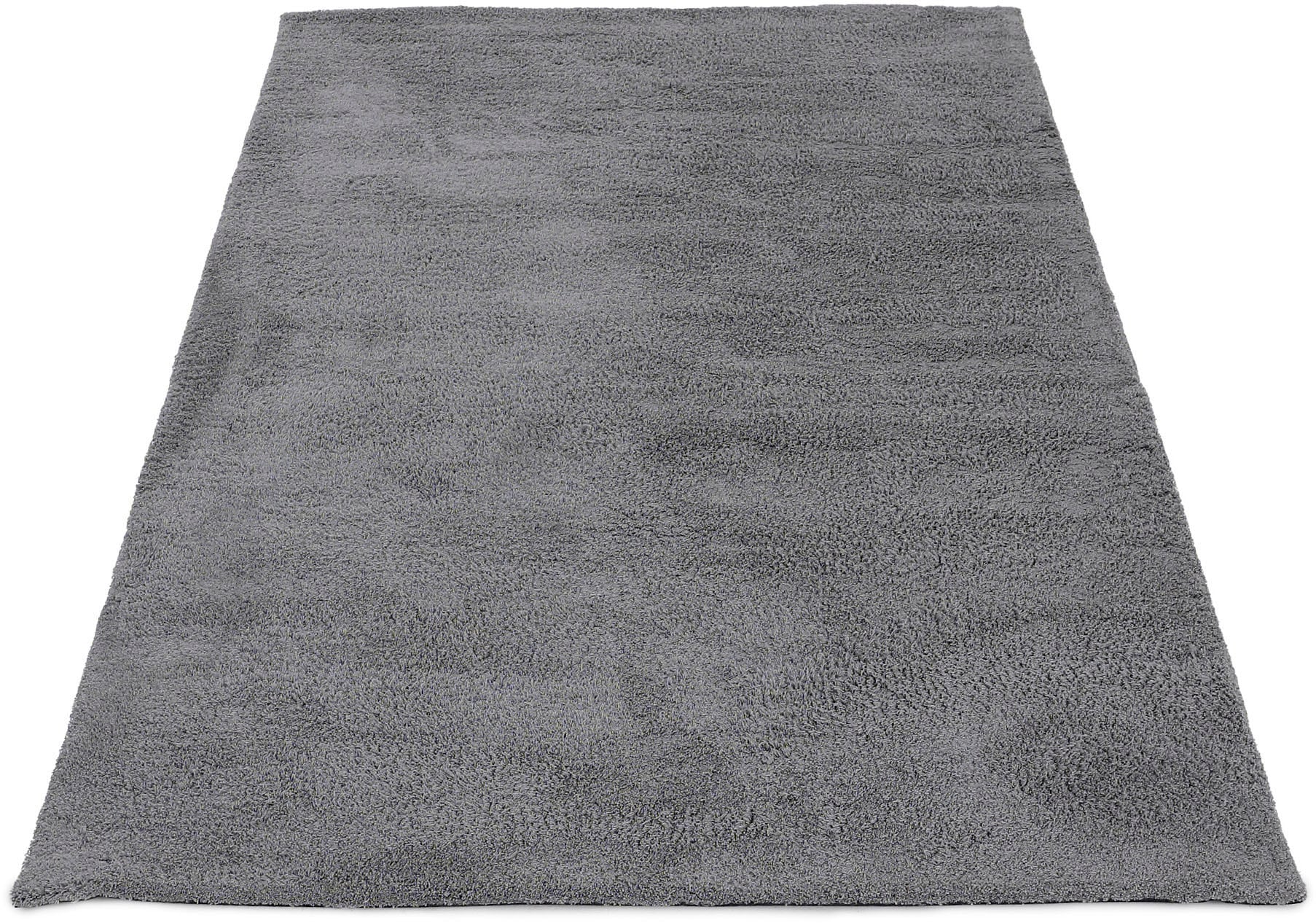 carpetfine Hochflor-Teppich »Silky , auch als Läufer erhältlich« rechteckig 20 mm Höhe Shaggy, Langflor, uni, besonders weich, Handarbeit